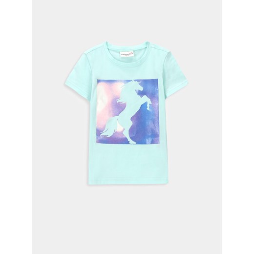 Coccodrillo T-Shirt WC4143202VGA Zielony Regular Fit ze sklepu MODIVO w kategorii Bluzki dziewczęce - zdjęcie 183678794