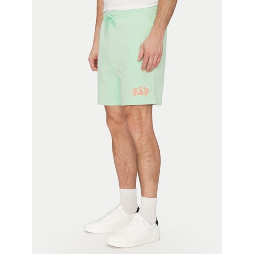 Gap Szorty sportowe 703989-01 Zielony Regular Fit ze sklepu MODIVO w kategorii Spodenki męskie - zdjęcie 183678813