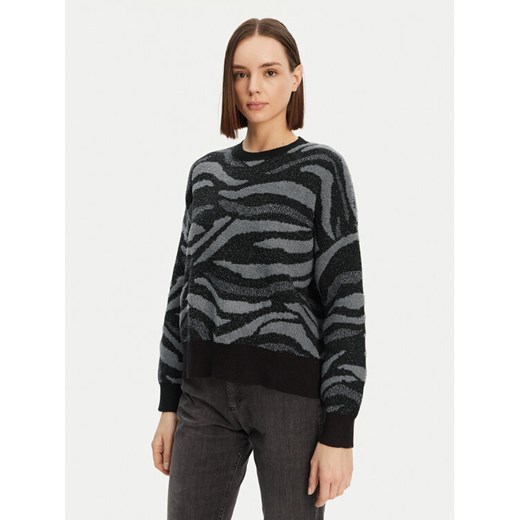 Desigual Sweter Winnipeg 24WWJF20 Czarny Regular Fit ze sklepu MODIVO w kategorii Swetry damskie - zdjęcie 183678824