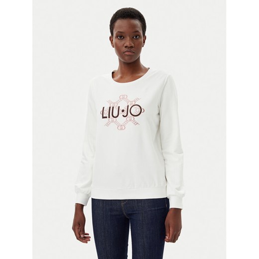 Liu Jo Sport Bluza TF4212 FS576 Biały Regular Fit ze sklepu MODIVO w kategorii Bluzy damskie - zdjęcie 183678834