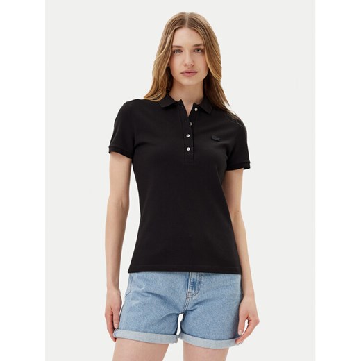Lacoste Polo PF5462 Czarny Slim Fit ze sklepu MODIVO w kategorii Bluzki damskie - zdjęcie 183678852
