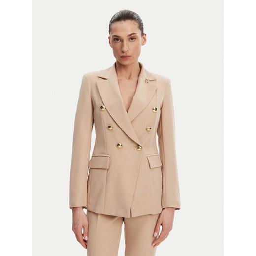 Maryley Marynarka 25EB139/43PG Beżowy Regular Fit ze sklepu MODIVO w kategorii Marynarki damskie - zdjęcie 183678942