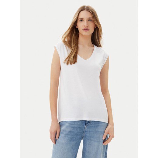 Pieces T-Shirt Billo 17078732 Biały Loose Fit ze sklepu MODIVO w kategorii Bluzki damskie - zdjęcie 183678991