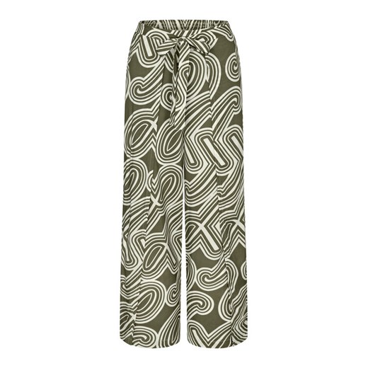 Triumph Spodnie materiałowe Beach MyWear 10222189 Zielony Wide Leg ze sklepu MODIVO w kategorii Spodnie damskie - zdjęcie 183678992