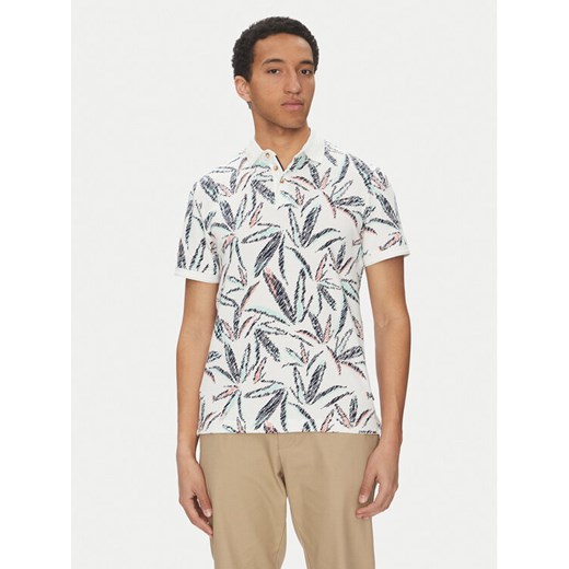 Tom Tailor Polo 1045706 Biały Regular Fit ze sklepu MODIVO w kategorii T-shirty męskie - zdjęcie 183679001
