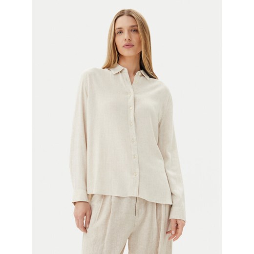 ONLY Koszula Siesta 15347208 Beżowy Oversize ze sklepu MODIVO w kategorii Koszule damskie - zdjęcie 183679092