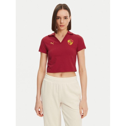 Puma Polo Harry Potter 630097 Czerwony Regular Fit ze sklepu MODIVO w kategorii Bluzki damskie - zdjęcie 183679094