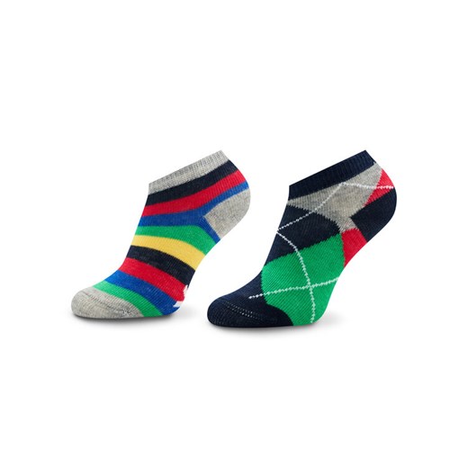 United Colors Of Benetton Zestaw 2 par niskich skarpet dziecięcych 6AO30701O 903 Kolorowy ze sklepu MODIVO w kategorii Skarpetki dziecięce - zdjęcie 183679151