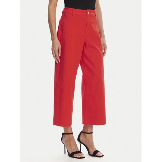 Vero Moda Kuloty Wild Kayla 10307837 Czerwony Wide Leg ze sklepu MODIVO w kategorii Spodnie damskie - zdjęcie 183679170