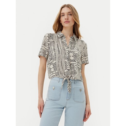 Vero Moda Koszula Menny 10303694 Beżowy Relaxed Fit ze sklepu MODIVO w kategorii Koszule damskie - zdjęcie 183679232