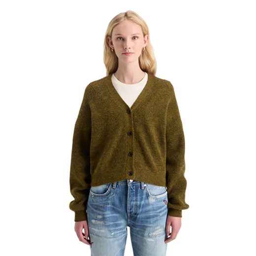 Scotch &amp; Soda Kardigan w kolorze khaki ze sklepu Limango Polska w kategorii Swetry damskie - zdjęcie 183682294