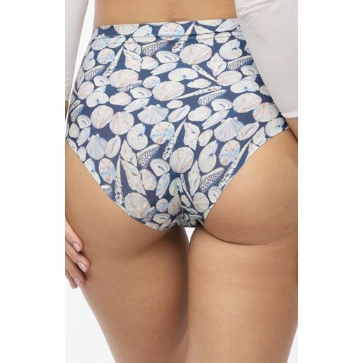 Julimex figi damskie Shells Simple Maxi, Kolor granatowy-wzór, Rozmiar 2XL, Julimex ze sklepu Intymna w kategorii Majtki damskie - zdjęcie 183682900
