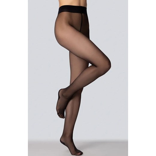 Rajstopy damskie czarne Delice 20 DEN, Kolor czarny, Rozmiar 2, Mona ze sklepu Intymna w kategorii Rajstopy - zdjęcie 183682934