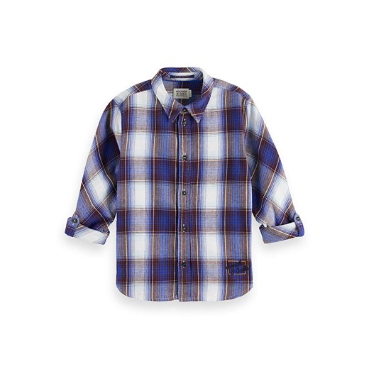 Scotch &amp; Soda Koszula w kolorze brązowo-biało-niebieskim ze sklepu Limango Polska w kategorii Koszule chłopięce - zdjęcie 183683123