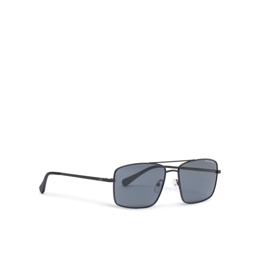 Okulary przeciwsłoneczne Armani Exchange 0AX2054S 600087 Czarny ze sklepu eobuwie.pl w kategorii Okulary przeciwsłoneczne męskie - zdjęcie 183683231