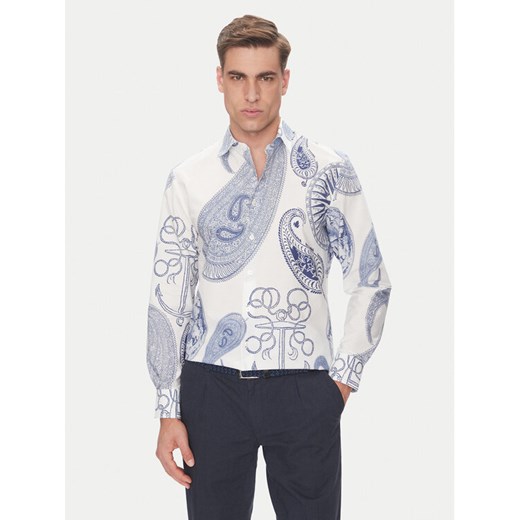Baldessarini Koszula B3 56017.3719 Biały Regular Fit ze sklepu MODIVO w kategorii Koszule męskie - zdjęcie 183683770