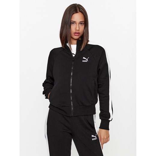 Puma Bluza Iconic T7 530078 Czarny Regular Fit ze sklepu MODIVO w kategorii Bluzy damskie - zdjęcie 183683774