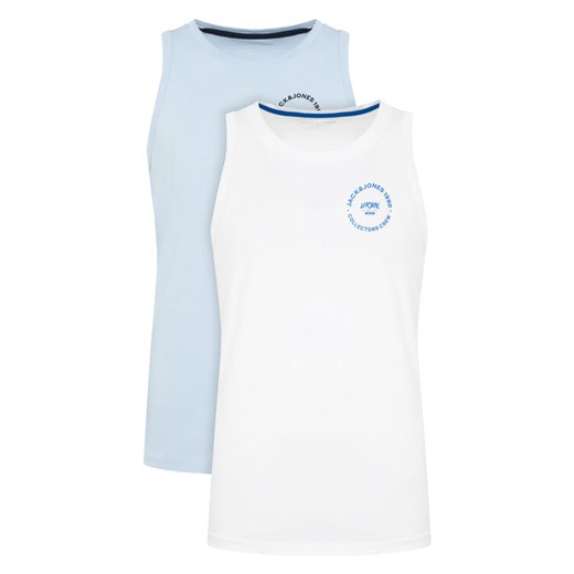 Jack&Jones Komplet 2 tank topów Simon 12276429 Kolorowy Regular Fit ze sklepu MODIVO w kategorii T-shirty męskie - zdjęcie 183683822