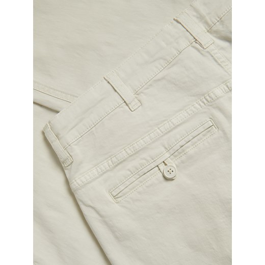 Spodnie męskie beżowe Reserved z elastanu 