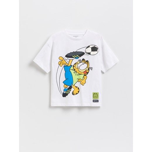 Reserved - T-shirt GARFIELD - biały ze sklepu Reserved w kategorii T-shirty chłopięce - zdjęcie 183685170