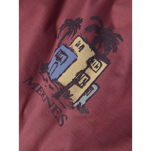 Reserved t-shirt męski z nadrukami 