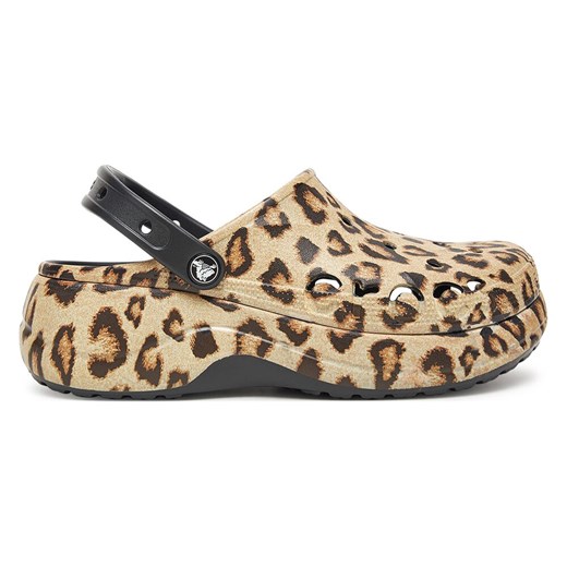 Klapki basenowe Crocs BAYA PLATFORM CLOG 208712-0C4 ze sklepu ccc.eu w kategorii Klapki damskie - zdjęcie 183685801
