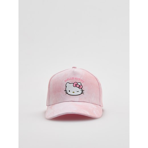 Reserved - Czapka z daszkiem Hello Kitty - pastelowy róż ze sklepu Reserved w kategorii Czapki dziecięce - zdjęcie 183686303
