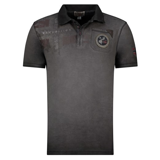 Geographical Norway Koszulka polo &quot;Kimac&quot; w kolorze czarnym ze sklepu Limango Polska w kategorii T-shirty męskie - zdjęcie 183686980