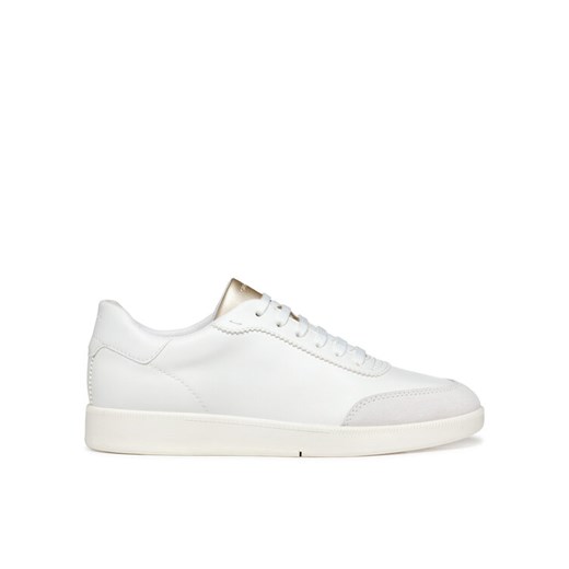 Sneakersy Geox D55UGA 05422 C1000 Biały ze sklepu eobuwie.pl w kategorii Buty sportowe damskie - zdjęcie 183687560
