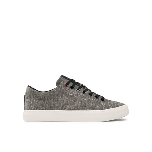 Tenisówki Tommy Hilfiger Th Hi Vulc Core Low Chambray FM0FM04738 Szary Tommy Hilfiger 40 eobuwie.pl