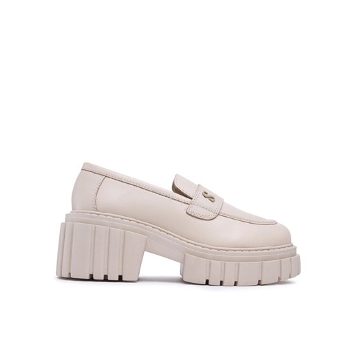 Loafersy Simple SL-43-02-000114 Beżowy ze sklepu eobuwie.pl w kategorii Półbuty damskie - zdjęcie 183687571