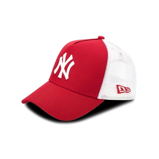 Czapka z daszkiem New Era Clean Trucker 2 Ney 11588488 Czerwony ze sklepu eobuwie.pl w kategorii Czapki z daszkiem męskie - zdjęcie 183687621