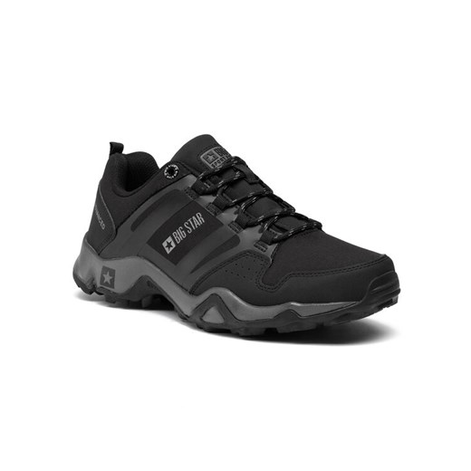 Półbuty Big Star Shoes GG174269 Czarny ze sklepu eobuwie.pl w kategorii Buty trekkingowe męskie - zdjęcie 183687650