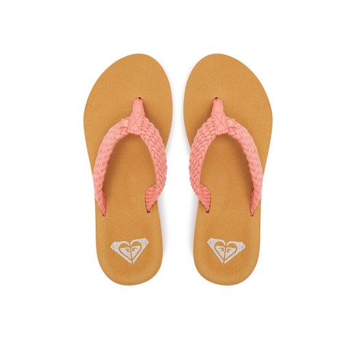 Japonki Roxy ARJL101166 Koralowy ze sklepu eobuwie.pl w kategorii Klapki damskie - zdjęcie 183687722