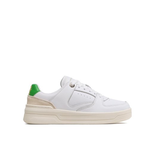 Sneakersy Tommy Hilfiger Leather Basket Sneaker FW0FW06951 Biały Tommy Hilfiger 38 eobuwie.pl