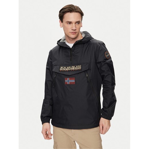 Napapijri Kurtka anorak Rainforest Wb Pkt V2 NP0A4HX6 Czarny Regular Fit ze sklepu MODIVO w kategorii Kurtki męskie - zdjęcie 183688954