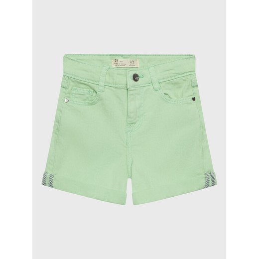 Zippy Szorty jeansowe ZKGAP0402 23006 Zielony Regular Fit ze sklepu MODIVO w kategorii Spodenki dziewczęce - zdjęcie 183689051
