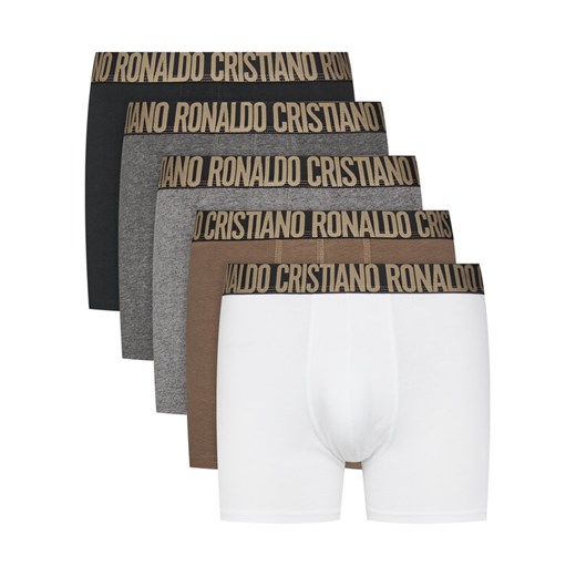 Cristiano Ronaldo CR7 Komplet 5 par bokserek 300-8123-49 Kolorowy ze sklepu MODIVO w kategorii Majtki męskie - zdjęcie 183689131