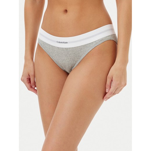 Calvin Klein Underwear Figi klasyczne LV00QF8022 Szary ze sklepu MODIVO w kategorii Majtki damskie - zdjęcie 183689144