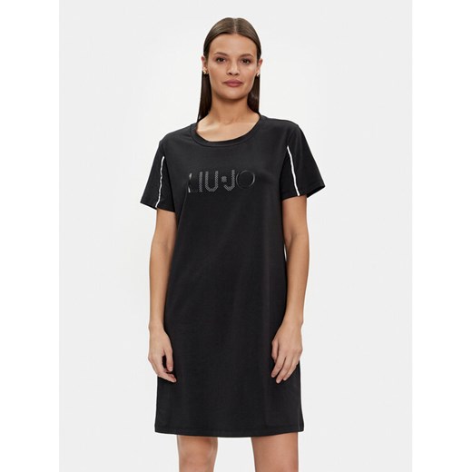 Liu Jo Sukienka codzienna TA4263 JS088 Czarny Regular Fit ze sklepu MODIVO w kategorii Sukienki - zdjęcie 183689221