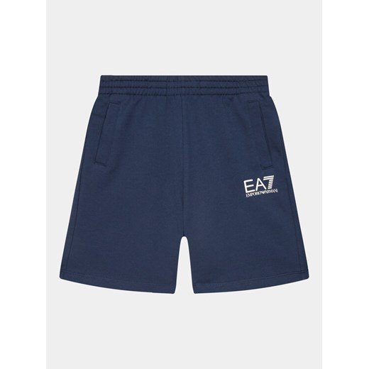 EA7 Emporio Armani Szorty sportowe 8NBS51 BJ05Z 1554 Granatowy Regular Fit 8Y MODIVO
