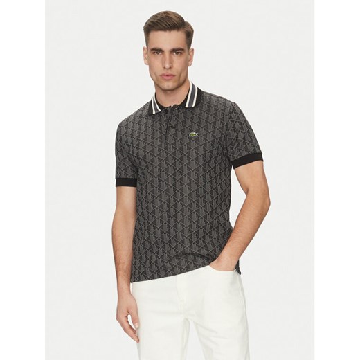Lacoste Polo DH1417 Czarny Regular Fit ze sklepu MODIVO w kategorii T-shirty męskie - zdjęcie 183689354