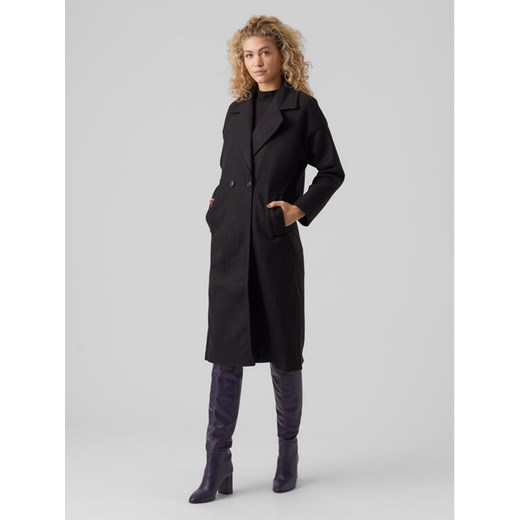 Vero Moda Płaszcz przejściowy Spencer 10267449 Czarny Regular Fit ze sklepu MODIVO w kategorii Płaszcze damskie - zdjęcie 183689421