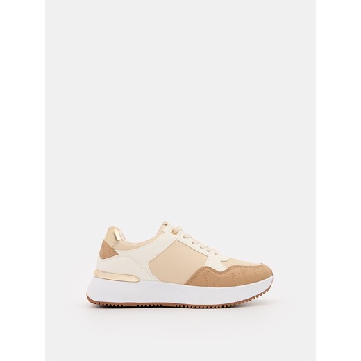 Mohito - Sneakersy - beżowy ze sklepu Mohito w kategorii Buty sportowe damskie - zdjęcie 183691444