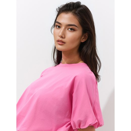 Bluzka damska Mohito z krótkimi rękawami bawełniana 