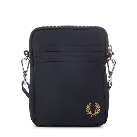 Fred Perry Męska torba na ramię - Brentham Mężczyźni granatowy jednolity ze sklepu vangraaf w kategorii Torby męskie - zdjęcie 183691592