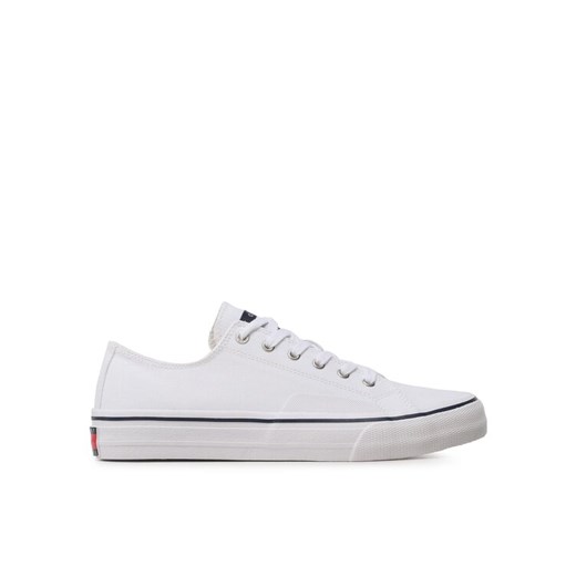 Tommy Jeans Tenisówki Skate Canvas Ess EM0EM01175 Biały ze sklepu MODIVO w kategorii Trampki męskie - zdjęcie 183692333
