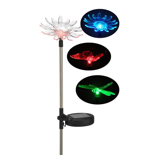 Garden Hero Solarna lampa ogrodowa LED (produkt niespodzianka) - wys. 75 cm ze sklepu Limango Polska w kategorii Oświetlenie ogrodowe - zdjęcie 183693372