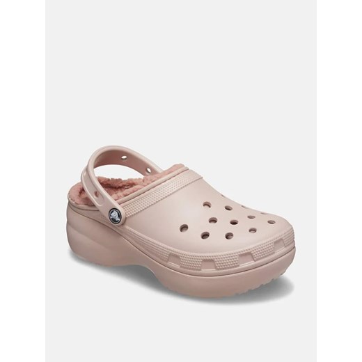 Crocs Chodaki &quot;Classic Platform&quot; w kolorze jasnoróżowym ze sklepu Limango Polska w kategorii Klapki damskie - zdjęcie 183693503