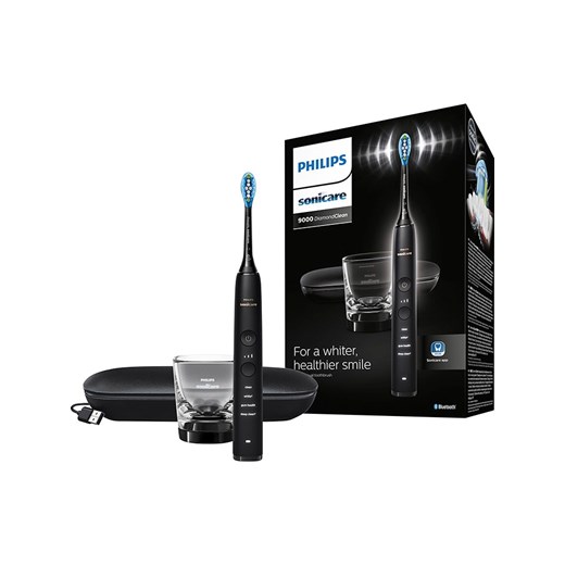 PHILIPS sonicare Szczoteczka soniczna &quot;DiamondClean 9000&quot; w kolorze czarnym ze sklepu Limango Polska w kategorii Szczoteczki do zębów - zdjęcie 183693560